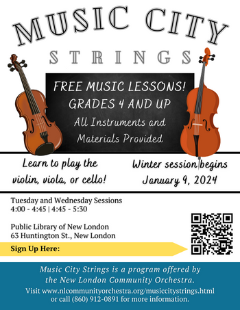 Music City Strings winter 2024 signup information