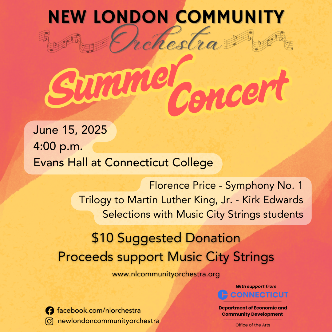 New London Community Orchestra Summer Concert June 15, 2025